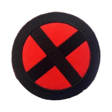Imagem de Emblema Militar Clássico Do X-Men, Adesivo Tático Bordado Para Roupas 