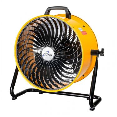 Imagem de Ventilador iLiving ILG8TF18-DC Amarelo 45 cm, 3 Velocidades, Baixo Ruído, 4019 CFM, Motor 190W, Portátil, Piso/Parede, Voltagem 110V