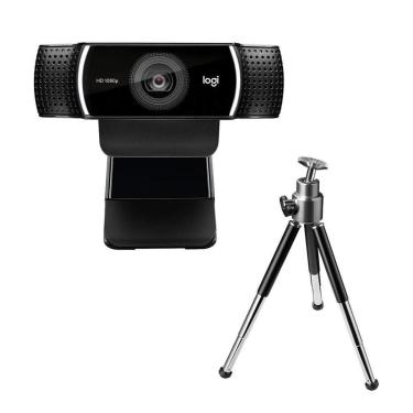Imagem de Webcam Full HD Logitech C922 Pro Stream com Microfone Embutido, 1080p e Tripé Incluso,-Unissex