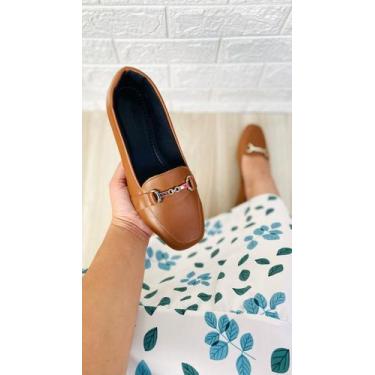 Imagem de Mocassim feminino 33 ao 43 tamanhos especiais cor:nudetamanho:38 - D'L