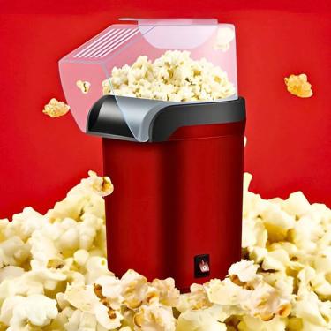 Imagem de Máquina De Pipoca Elétrica Doméstica 1200w Sem óleo 110v