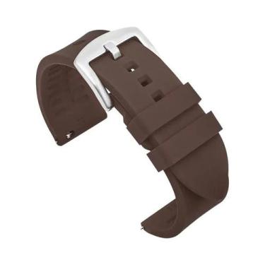 Imagem de Pulseira De Relógio Esportiva Masculina À Prova d'Água Em Silicone 18m