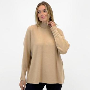 Imagem de Blusa Facinelli Tricot Básica Gola Alta Feminina-Feminino