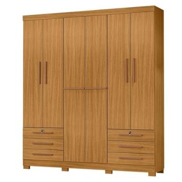 Imagem de Guarda Roupa Casal Londres Carvalho Americano - Incorplac