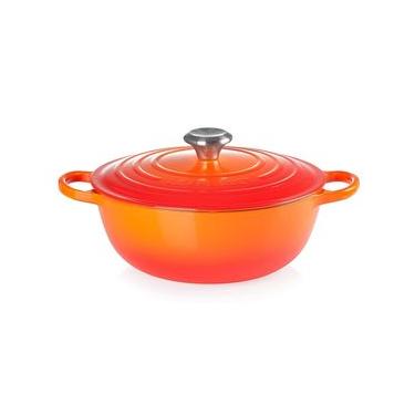Imagem de PANELA MARMITA LE CREUSET 26CM SIGNATURE FERRO ESMALTADO LARANJA 21114260900430