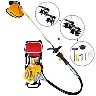 Imagem de Roçadeira Costal Multifuncional VRC430 2T 43CC 1,7HP C/ENXADA Capinadeira e Cultivadora
