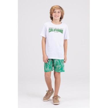 Imagem de Conjunto Infantil Cali Club Branco - Vida Costeira Oficial, Branco, 2
