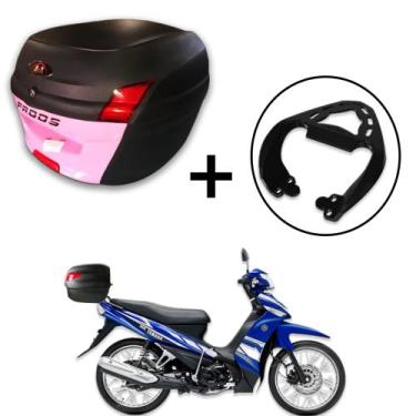 Imagem de Baú 34 litros Awa Proos com Bagageiro para CRYPTON 115 2010-2023, Rosa