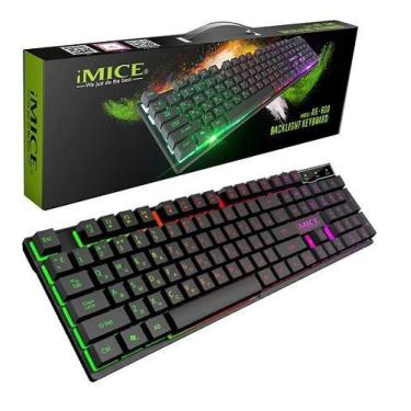 Imagem de Teclado Game Profissional Luminoso Mecânico - IMIC
