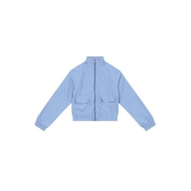Imagem de Jaqueta infantil menina em microfibra Brandili, Azul, 16