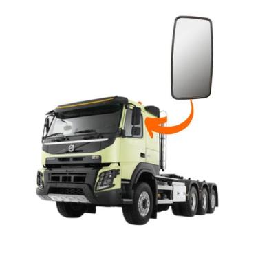 Imagem de Espelho Retrov. Principal Esq/Dir Manual Volvo Fmx - LNG