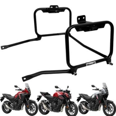Imagem de Suporte Baú Lateral Monokey Cb 500x 2024+ Nx500 2025+ Bráz - Bráz Aces