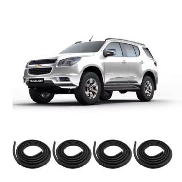 Imagem de Kit Borracha Vedação Das 4 Portas TrailBlazer 2012 em diante - Sem mar