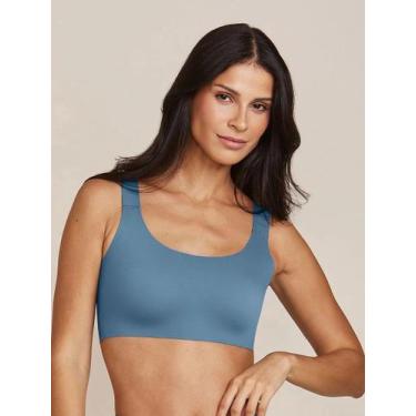 Imagem de Sutiã Invisível Ampla Cobertura HOPE Lingerie - Ref. 2285, Azul aura, 