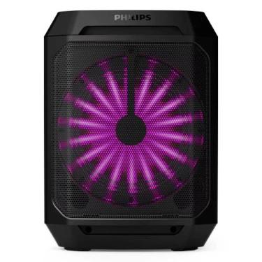 Imagem de Caixa de Som Karaokê Philips TAX2208-00 Bluetooth 30W USB LED - Preto