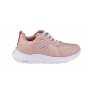 Imagem de Tênis Infantil Feminino Pampili Comfy Elástico 746.014 , 33, Rosa
