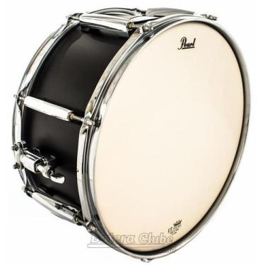Imagem de Caixa Pearl Modern Utility Maple Satin Black 14x6,5 Casco Fino Top com