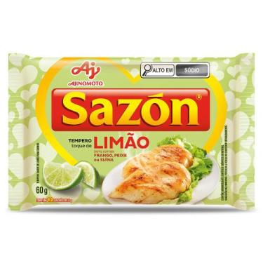 Imagem de Tempero em Pó Sazón Toque Limão 60g Realce Sabor Rápido e Prático - AJ
