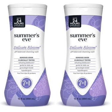 Imagem de Sabonete Íntimo Feminino Summer's Eve Delicate Blossom 444 ml 2 Unidad