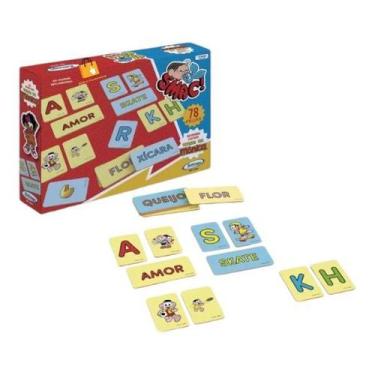Imagem de Brinquedo Pedagógico em Madeira ABC Jogo da Memória Ilustrado Turma da