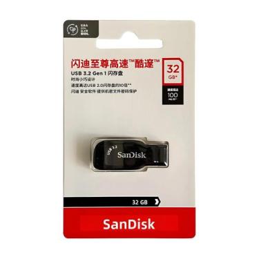 Imagem de Pen Drive SanDisk USB De Alta Velocidade 32GB 64GB 128GB 256GB USB 3.2