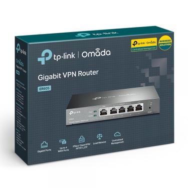 Imagem de Roteador Empresarial tp-link Omada Multi-Wan vpn Gigabit ER605 (TL-R605)