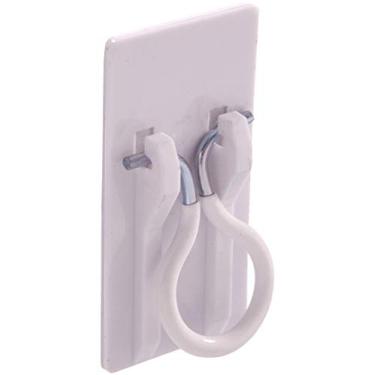 Imagem de Suporte de vassoura Hillman Hardware Essentials 852988 branco adesivo, pacote com 2