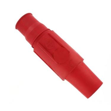 Imagem de Leviton 17D24-R Série 17 Nariz Cônico, Fêmea, Plug, 350-500MCM Awg, Grau Industrial, Conector Tipo Cam, Vermelho