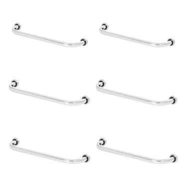 Imagem de Kit 6 Barras De Apoio De Idoso 80cm Para Banheiro