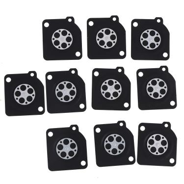 Imagem de 10 peças/conjunto de gaxeta do diafragma do carburador para motosserra ZAMA 180 S210 MS230 MS250 5g, Peça de reparo do carburador,