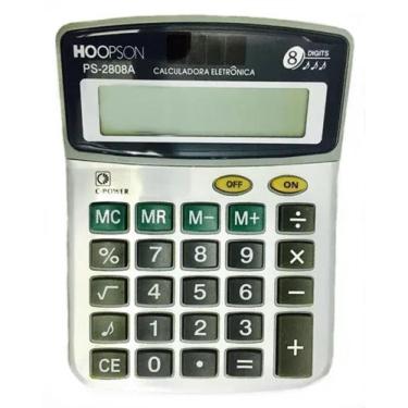 Imagem de Calculadora Hoopson Ps2808a 8 Dígitos