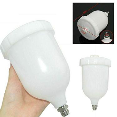 Imagem de Copo para pistola de pulverização, Machswon 600 ml para pistola de pulverização por gravidade para pistola de pulverização de tinta, ajuste de substituição para GTiPro Pri Lite Gti TT GFG