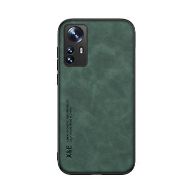 Imagem de Kepuch Silklike Capa para Xiaomi 12 Pro - Case Placa de Metal Embutida para Xiaomi 12 Pro - Verde
