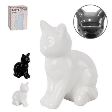 Imagem de Cofre De Cerâmica Gato - Wellmix