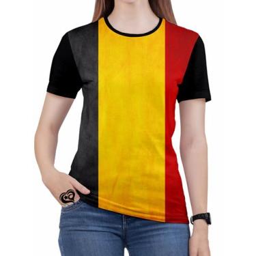 Imagem de Camiseta Belgica Plus Size Europa Feminina Blusa - Alemark