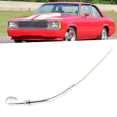 Imagem de Kit de tubo de vareta medidora de óleo Substituição em aço inoxidável Lado do motorista Compatível com Chevy SBC 283 327 350 400 Motor 1955-1979(Silver)
