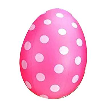 Imagem de Baoblaze Balões de Infláveis de Páscoa Enfeites Brinquedos Infláveis para Porta Da Frente, Rosa, Tamanho real