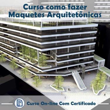 Imagem de Curso online em videoaula sobre Maquetes Arquitetônicas com Certificado + 2 brindes
