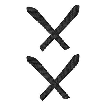 Imagem de Mryok 2 pares de meias de substituição para Oakley Jupiter Squared OO9135 - Preto e preto