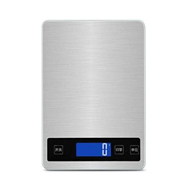 Imagem de balança de cozinha digital balança de cozinha portátil recarregável pendurada balança eletrônica doméstica, carregamento usb use balança de cozinha