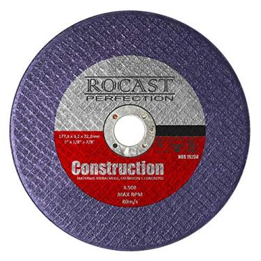 Imagem de Disco de Corte - Construction - 4,1/2" x 1/8" x 7/8" - Ref. CONSTRUCTION Rocast 135,0001