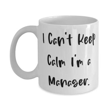 Imagem de Inspire Manager Caneca de 325 ml de 445 ml, I Can't Keep Calm I'm a Manager, presente para homens e mulheres, melhores presentes de amigos