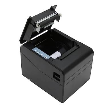 Imagem de Impressora POS USB de 80 Mm, Impressora POS Pequena, Impressora Térmica de Recibos, Impressora de Cozinha de Restaurante Com Cortador Automático, 100 a 240 V (plugue da ue)