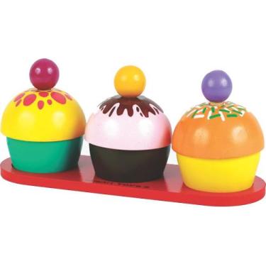 Imagem de Coleção Comidinha Cupcake 3 Peças - Newart Toys