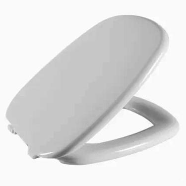 Imagem de Assento Sanitário Stylus Cinza Claro Tampa para Vaso Celite Almofadado