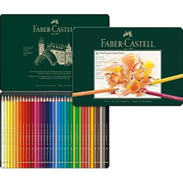 Imagem de Faber-Castell Lápis de cor policromados em caixa de estanho, 36 peças