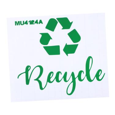 Imagem de Alipis Adesivos De Lata De Lixo Lixeira Pode Reciclar Adesivo Decalque Da Lixeira Decalques De Sinal De Reciclagem Lata De Lixo Ao Ar Livre Reciclar Etiquetas Mural Removível Pvc