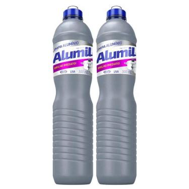 Imagem de Kit 2 Limpa Aluminio Alumil Start 500ml Cada Perfume De Uva - Alumil S