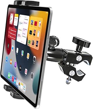 Imagem de woleyi Braçadeira de câmera de alumínio para tablet, suporte de guidão para motocicleta, bicicleta, scooter, carrinho de bebê, carrinho de golfe, cadeira de rodas para iPad Pro, Air, Mini, Galaxy