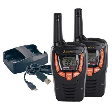 Imagem de Cobra ACXT390 Walkie Talkies – recarregável, leve, 22 canais, rádios bidirecionais de alcance de 25 milhas com VOX (pacote com 2)